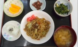 デイサービスのお昼ご飯