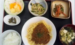 デイサービスのお昼ご飯