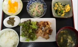 デイサービスのお昼ご飯