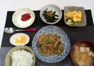 デイサービスのお昼ご飯