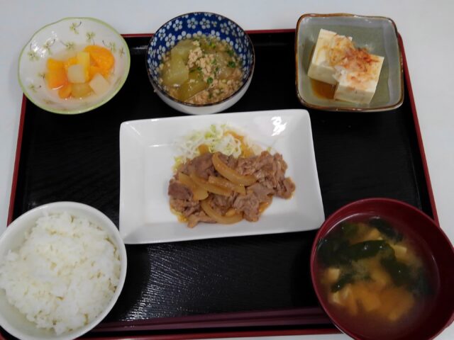 デイサービスのお昼ご飯