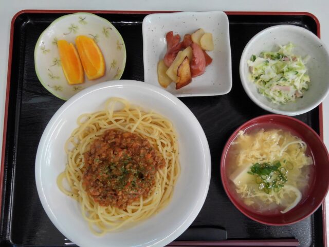 デイサービスのお昼ごはん